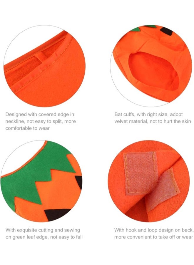 klarako Halloween Pumpkin Costume Funny Pumpkin Party Costume Clothes Pumpkin Fancy Dress Up for Halloween Cosplay Party Supplies  - Image 3