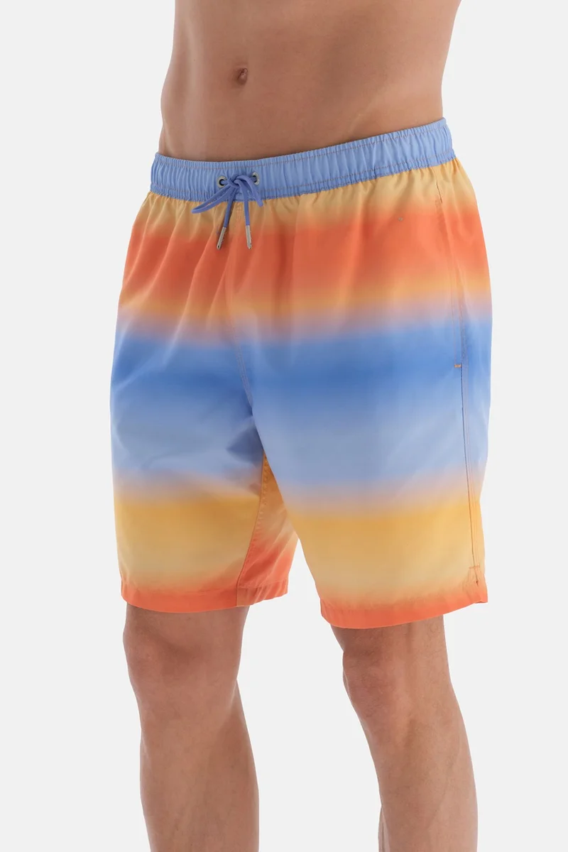 داجي Mountain Blue - Gradient Des. Bermudas