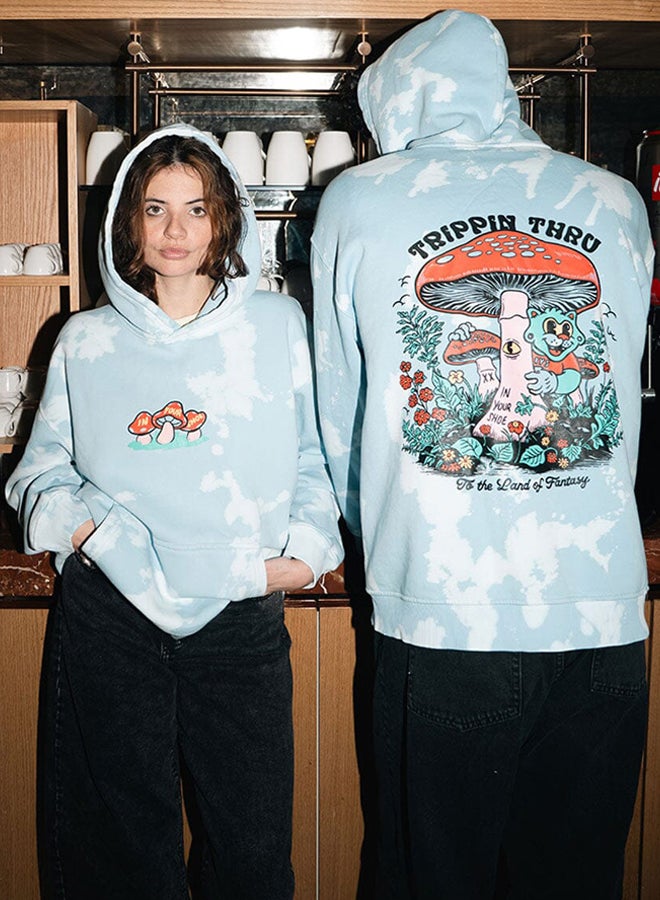 In Your Shoe Trippin Tie Dye Hoodie