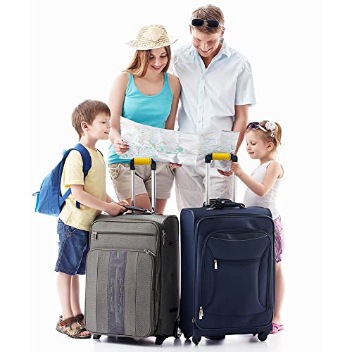 Careteilly Luggage Handle Wrap for Suitcase Unique Luggage Identifiers/Tag/Spotter/Marker for Travel Accessories ariport Baggage Briefcase -Yellow - Image 5