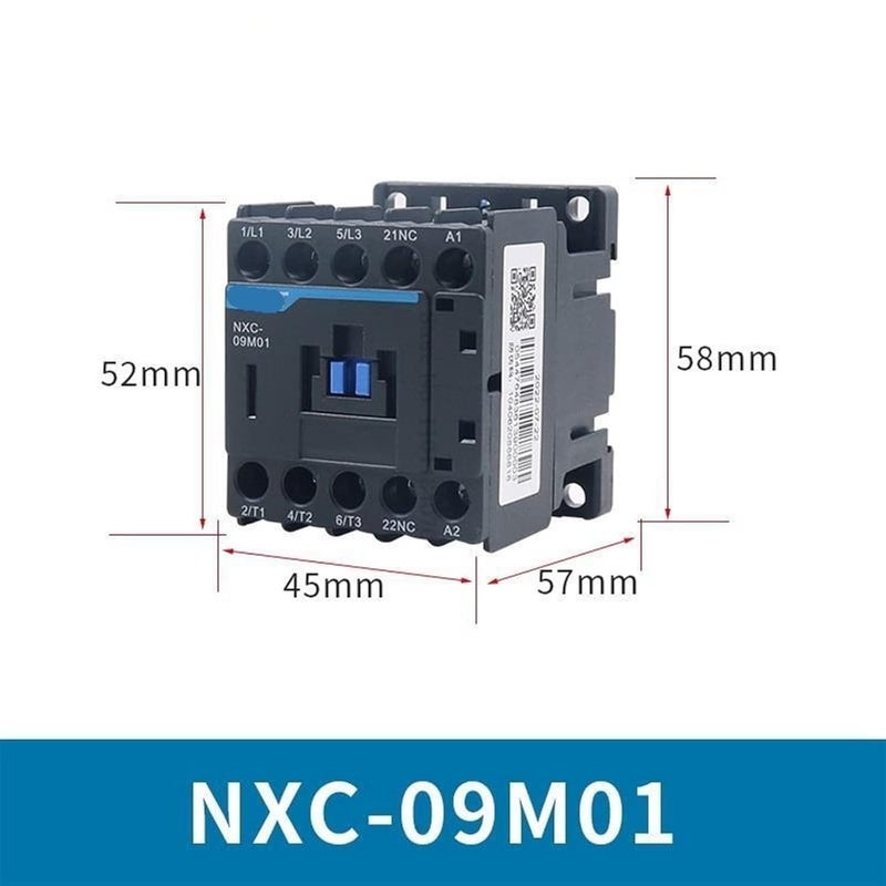 NXC 09M01 AC Contactor 220V Normally Closed 6A 1NC Replace NC6 0901 24V 380V - Image 3