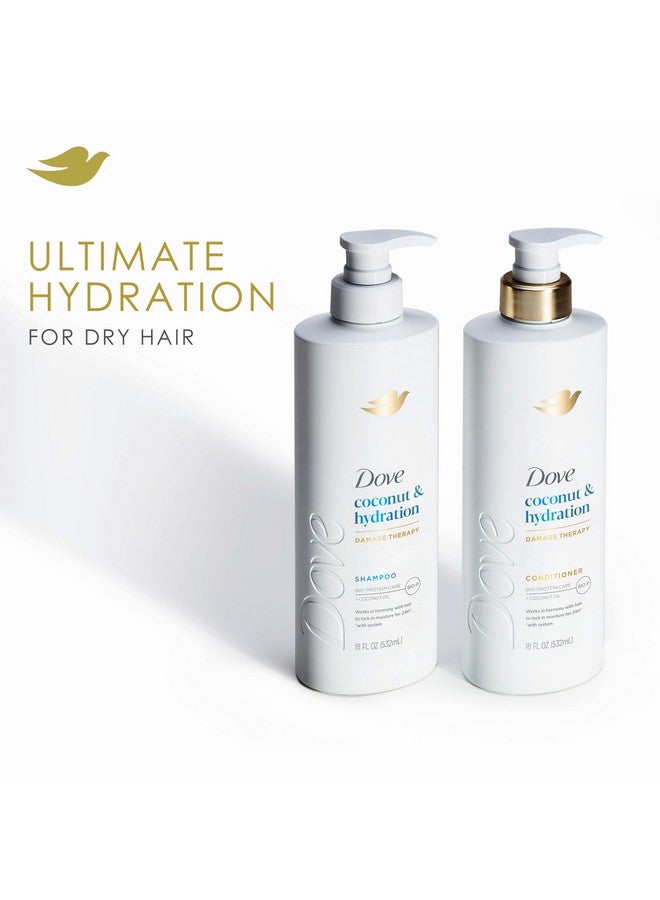 دوف بلسم دوف بجوز الهند والترطيب للشعر الجاف مع تقنية العناية بالبروتين الحيوي وزيت جوز الهند، 28 أونصة سائلة - Image 2