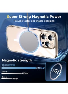 Magnetic Compatible for iPhone 16 Pro Case 6.3' [Upgraded Build in N52 Magnets] Supports Wireless Charging,Military-Grade Protection,Anti-Yellow,iPhone 16 Pro 2024 Magnetic Case - pzsku/ZC219274B35B737525C25Z/45/_/1726064672/694030de-d1c4-4549-883d-0f0ca99cb16b