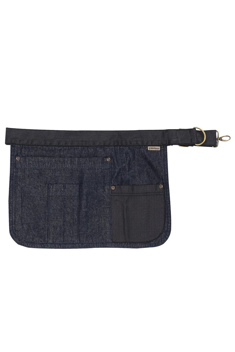 Chef Works Unisex Indy Hipster Apron, Navy Black, One Size - Image 2