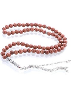 Men'S Sub-028 Rosary With Sen Stone (Brown)
