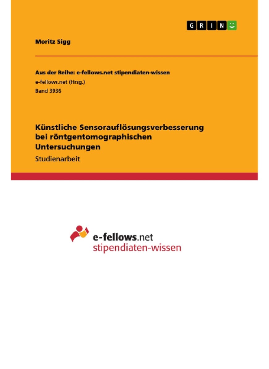 Künstliche Sensorauflösungsverbesserung bei röntgentomographischen Untersuchungen 