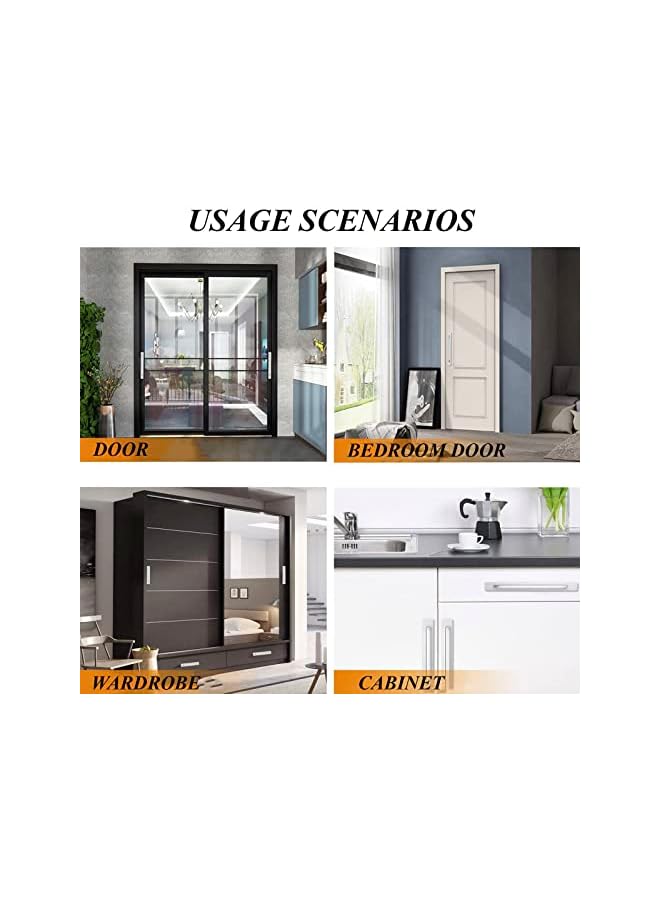 The Bros 2 Pack Self-Stick Instant Door Handle,Adhesive Furniture Drawer Handles,Alloy Drawer Push Pull Handles for Kitchen Cabinet Sliding Closet - Image 5