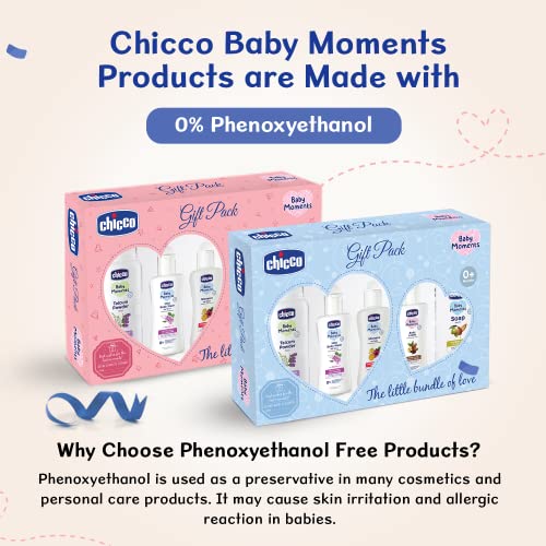 Chicco Baby Moments Essential Set, Gift Set for Babies, 0M+ Blue - Image 5