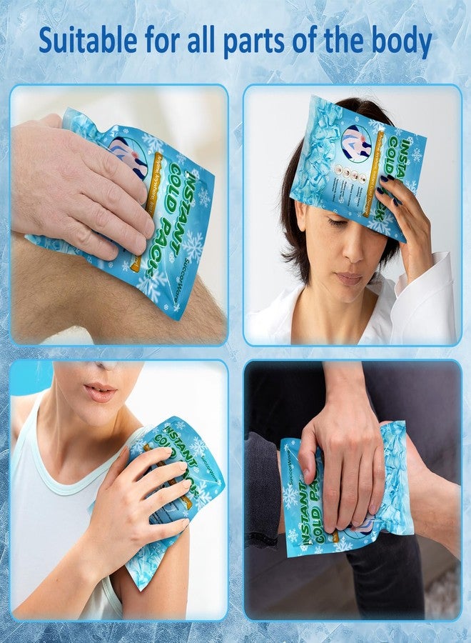 SuccorWare 16 Packs Instant Cold Pack for Large Size (5.9" x 8.6") - Disposable First Aid Ice Packs for Injuries - Cold Compress for Pain Relief, Swelling, Toothache, Athletes & Outdoor Activities - Image 4
