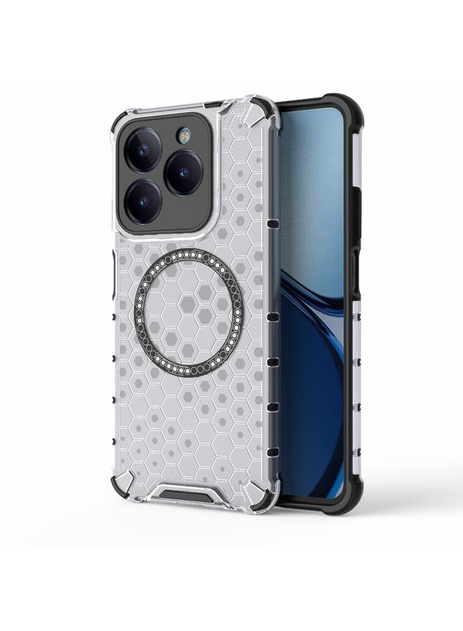 S-TOP Case For Realme C61 Global Honeycomb Magnetic Ring Shockproof Phone Case - Image 1