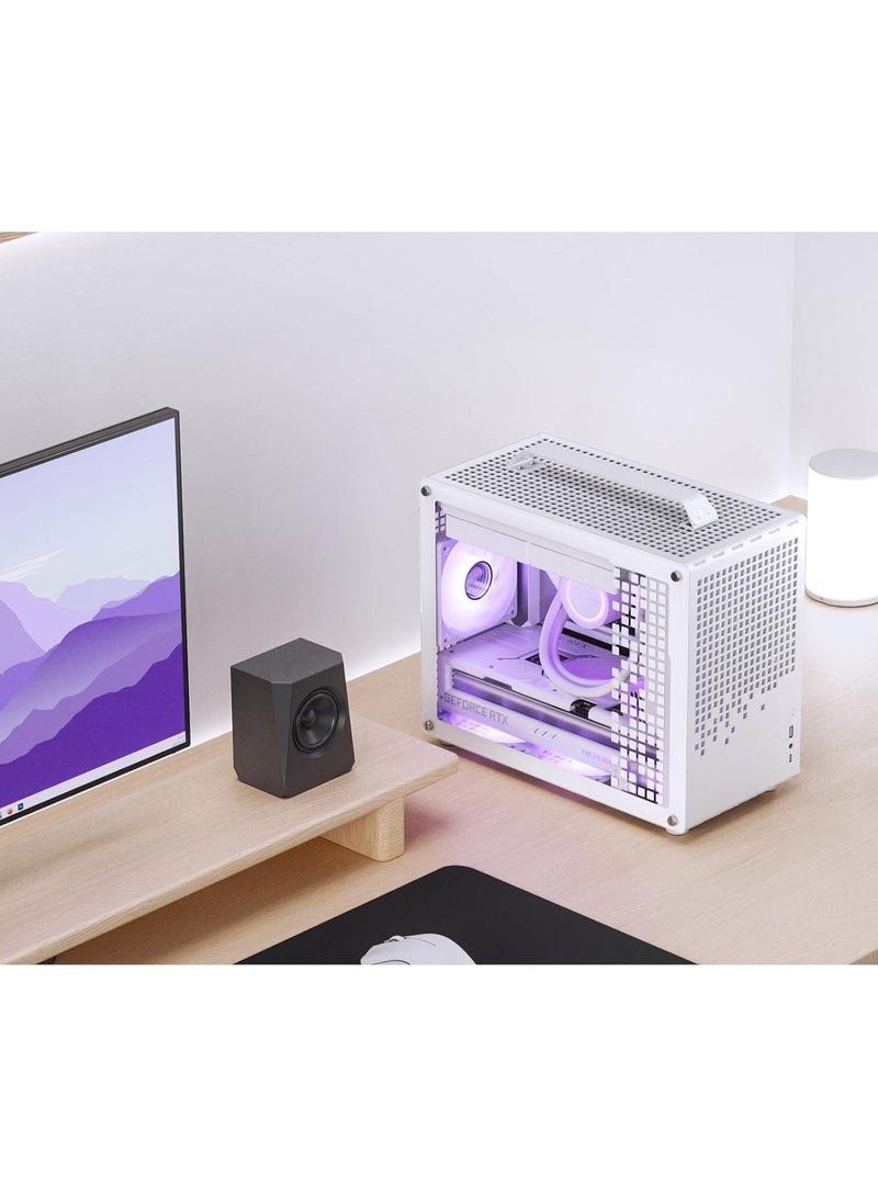 جهاز كمبيوتر مخصص للألعاب (iDeals) | معالج Core i5-12400F (6 أنوية، سرعة 4.4 جيجاهرتز) | بطاقة رسوميات RX 7800XT (سعة 16 جيجابايت، مناسب للألعاب بدقة 1080p/1440p/4K) | ذاكرة RAM سعة 16 جيجابايت DDR4 (نظام القناة المزدوجة/Dual Channel) | وحدة تخزين 1 تيرابايت NVMe SSD | تقنية WiFi 6 | يتضمن وحدة تحكم لاسلكية - Image 4