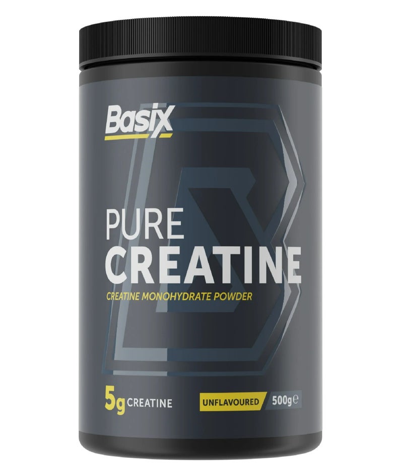 Basix Pure Creatine Monohydrate - Unflavored - (500 g) - Image 1