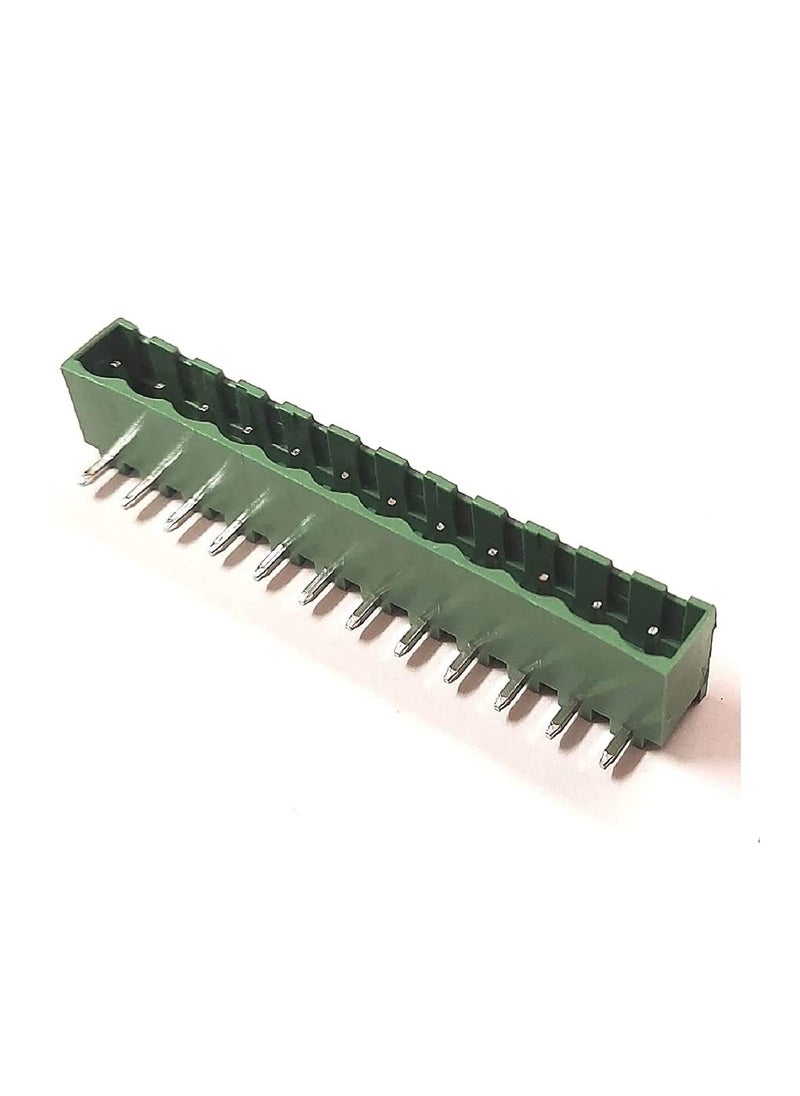 Generic ESPtronics 5 Pcs 12 Pin Right Angle Screw Terminal Block Male Connector 300V15A 2812 AWG 5085 Plug in Type Screw Terminal Connector 508mm XY2500 Connector  - Image 2