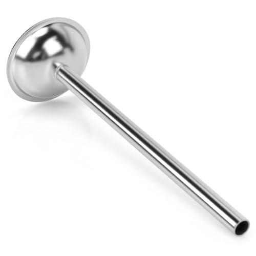 Nbbiww 10mm Stainless Steel Sausage Stuffing Tubes, Stuffing Funnels for #5 Sausage Stuffers, 10mm Stuffing Horn For Manual/Electric Meat Sausage Stuffer - Image 1