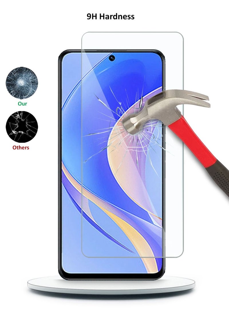 Techie واقي شاشة من الزجاج المقوى عالي الدقة بتقنية Techie مضاد للانعكاس ومضاد للفقاعات 9H Hardness لهاتف Huawei Nova Y90 - Image 5