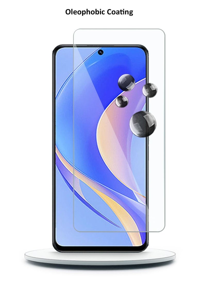 Techie واقي شاشة من الزجاج المقوى عالي الدقة بتقنية Techie مضاد للانعكاس ومضاد للفقاعات 9H Hardness لهاتف Huawei Nova Y90 - Image 4