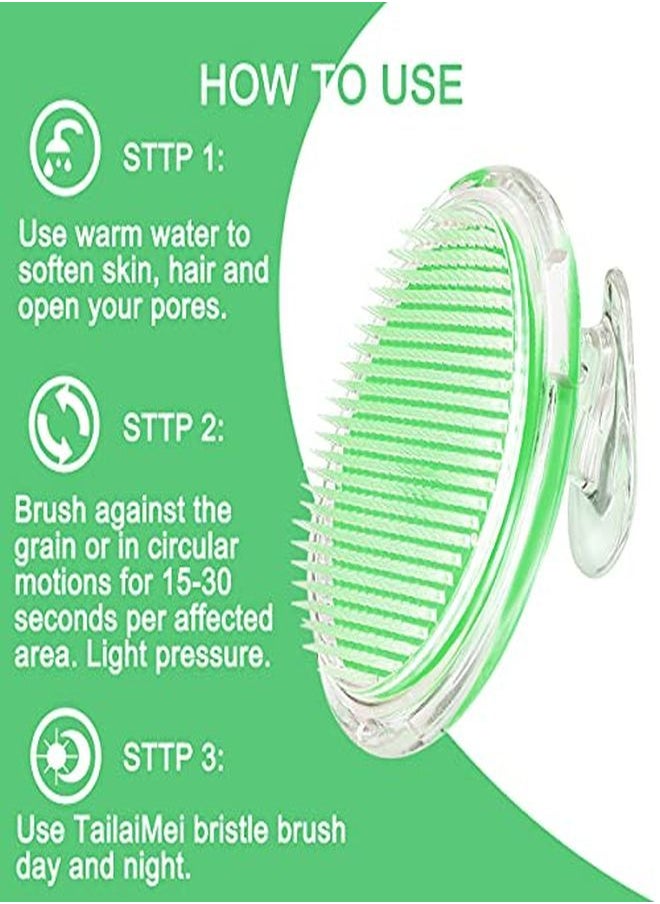 TailaiMei - Exfoliating Brush For Ingrown Hair Treatment - To Treat And Prevent Bikini Bumps, Razor Bumps - Silky Smooth Skin Solution For Men And Women - Image 1