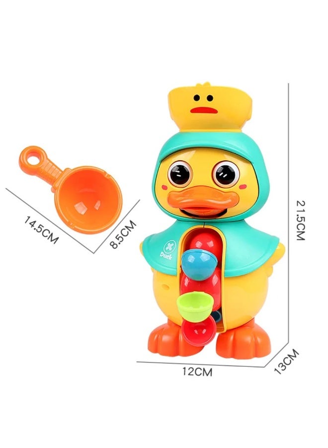 لعبة عجلة البط المائية للأطفال – لعبة بيانو البط المائي للاستحمام 🦆💦 - Image 2