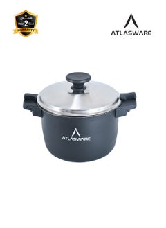 Atlasware Atlaswear 8-Hour Hot Stainless Steel Case 1300 ml, Black Color  - Image 1