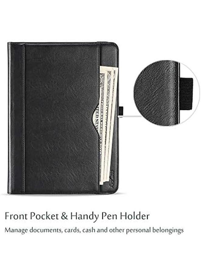 erorex غطاء حماية عالمي للتابلت 9" 10.1" مع حامل قابل للدوران 360 درجة وزوايا مشاهدة متعددة باللون الأسود - Image 3