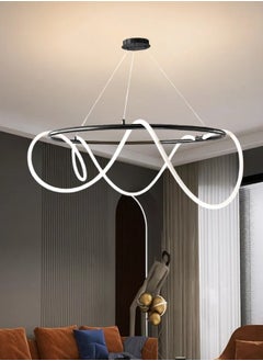 Target Modern Round LED Rope Pendant Light for Dining Kitchen Living Room 80cm  - Image 3