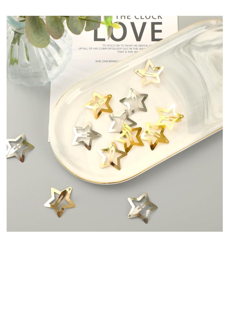 30 PCS Star Hair Accessories Metal Non Slip Hair Barrettes - Image 2