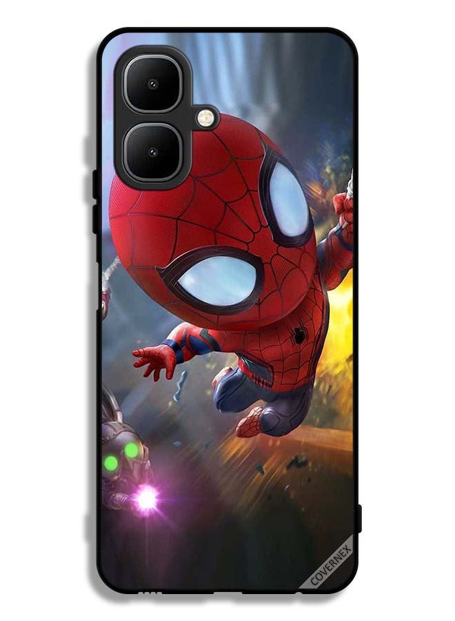 Covernex Tecno Pop 10 Protective Case Cover Spiderman In Action