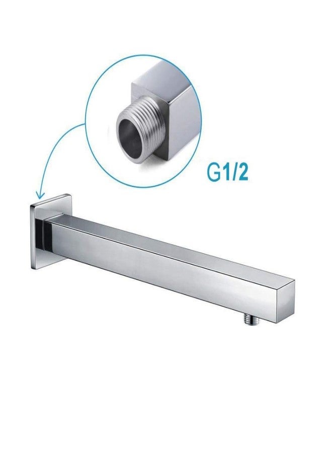 Bath Bliss BATHBLISS 18" Inches Stainless Steel 304-Grade Square Shower Arm (Pack of 1) - Image 3