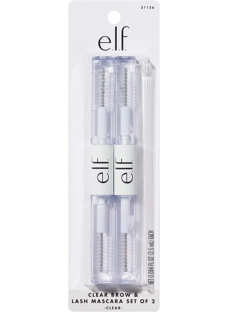 elf Brow And Lash Mascara Clear 2-Pack - Image 1