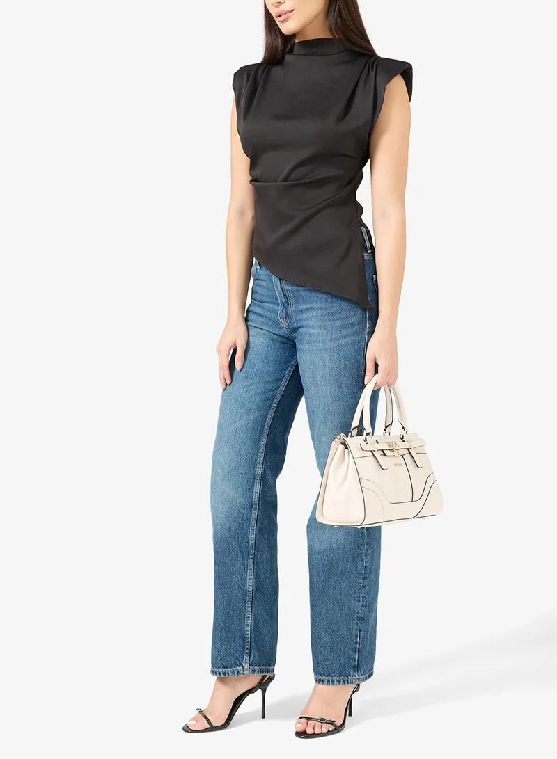 GUESS  Greyson II Small Girlfriend Satchel Bag for Women | Best Price UAE
