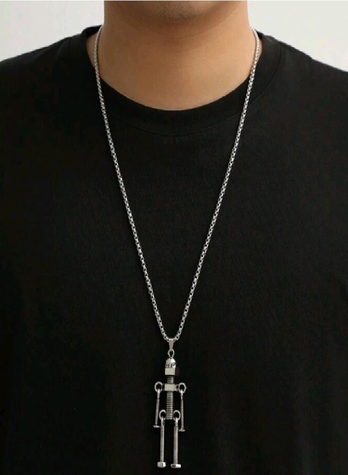 ديلز بيك سلسال رجالي من الاستانلس ستيل بتصميم رائع وأنيق - Image 1