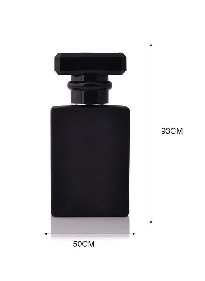 Generic - 30ml Travel Refillable Perfume Atomizer Empty Glass Bottle Perfume Spray Mini Portable Bottle set (Black) - Image 1