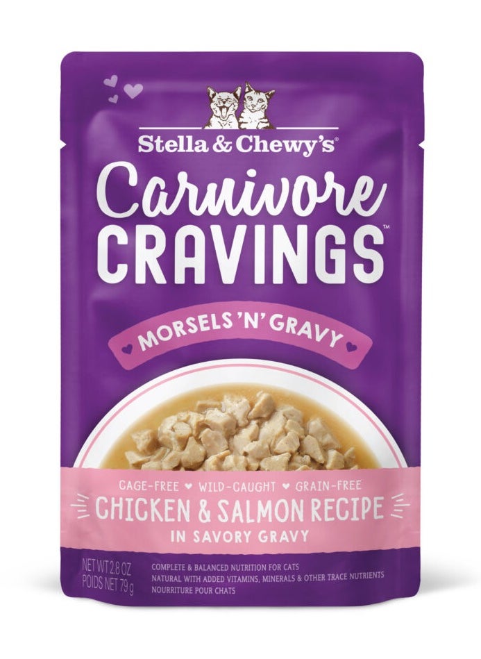 Stella & Chewys Stella & Chewy's Carnivore Cravings Morsels'N'Gravy - Chicken & Salmon Recipe - 2.8 oz  - Image 2