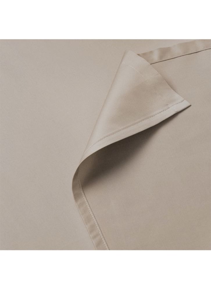 BYFT Tulip (Sand) Single Size Flat Sheet (160 x 280 Cm-Set of 1 Pc) 100% Cotton, Soft and Luxurious Hotel Quality Bed linen-300 TC  - Image 3