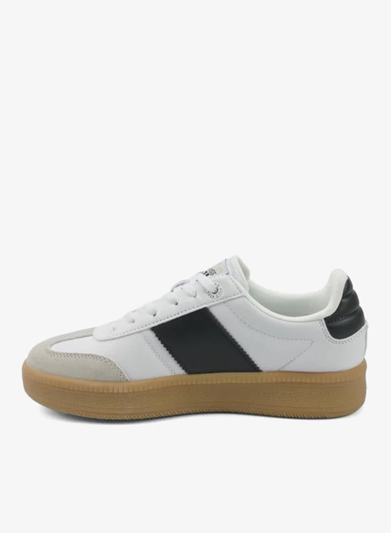 U.S. Polo Assn. WHITE Men Lace-Up Leather Sneakers for Men | Best Price UAE