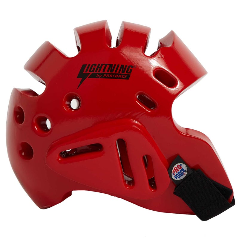 Pro Force ProForce Lightning Sparring Head Guard / Headgear - Red - Large - Image 3