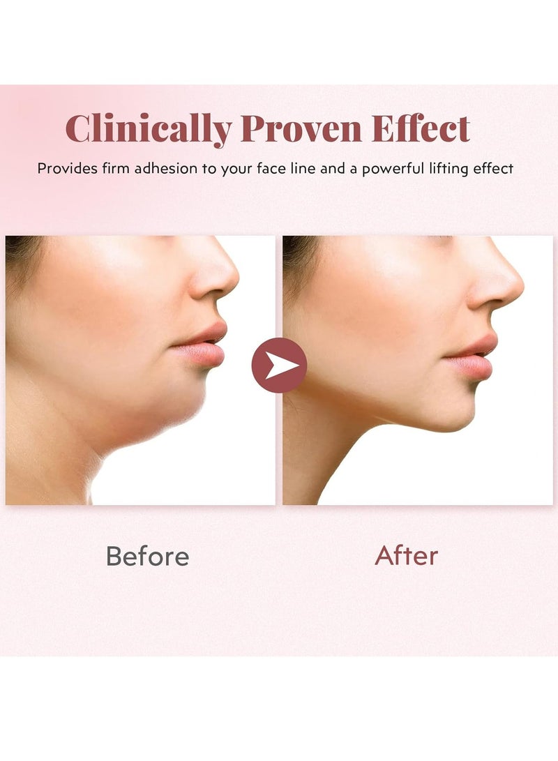 DAILYLIFE Reusable Face Slimming Strap Double Chin Reducer, V Line Lifting Face Slimming Mask Chin Strap for Women, Face Shaping Jaw Slimmer Strap Firming Anti Aging Facial Jawline Shaped Neck Belt - Image 2
