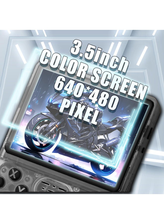 Retro Snap - وحدة التحكم في لعبة Retro Snap ، وحدة تحكم ألعاب Retrosnap ، وحدات التحكم في ألعاب R36S ، شاشة 3.5 -in 4K HD ، عمر بطارية طويل ، مشغل ألعاب مفتوح المصدر (Black 64g) - Image 4