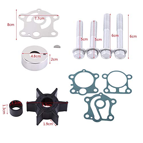 Estink Water Pump Repair Kit, Water Pump Impeller Replacement For Yamaha 40 50 hp Outboard 1984-1994 6H4-W0078-00-00 - Image 3