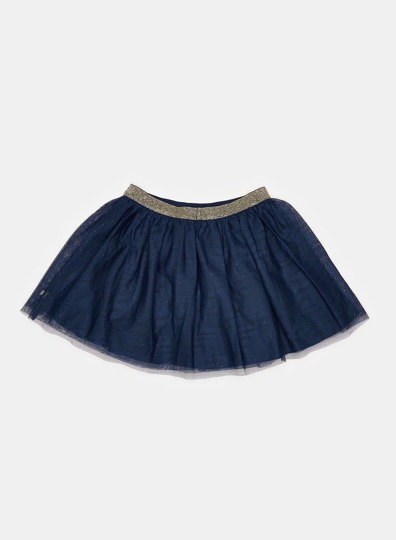 Okaidi Blue Skirts for Girls  - Image 2