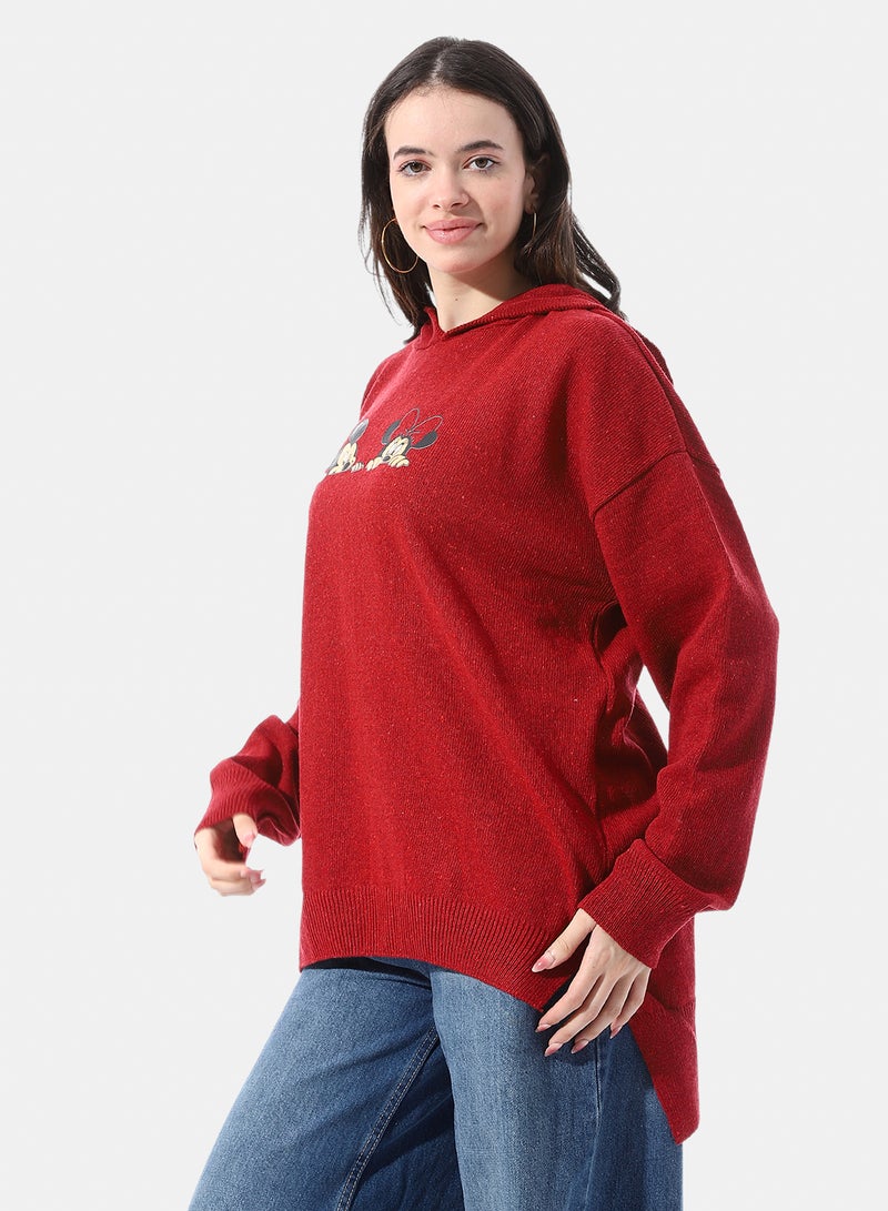 Andora High Low Slip On Hooded Pullover - Image 2