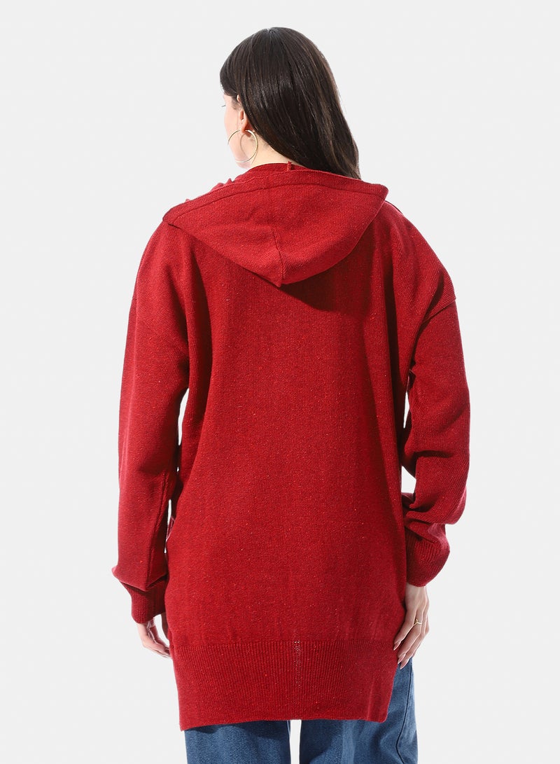Andora High Low Slip On Hooded Pullover - Image 3