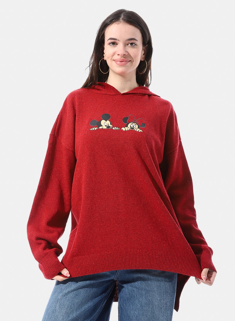 Andora High Low Slip On Hooded Pullover - Image 1