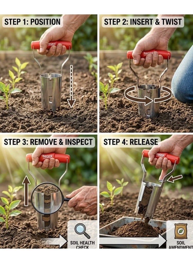 Beorol Garden transplanter Bulb Planter Garden Tool Agricultural Seedling Transplanter Farmer Growing Plants Tool - Image 2