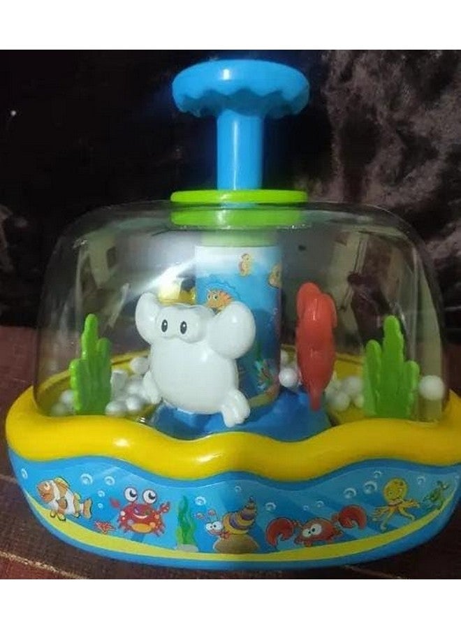 Negi Plastic Push and Spin - Fun Crabs Spinner Toy Multicolor for Toddlers & Kids (Made in India) - Image 2