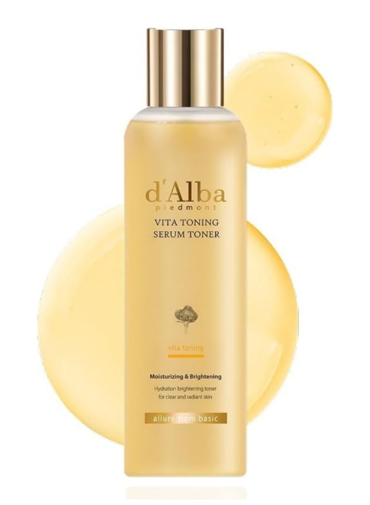 d'Alba Uneven Skin Tone & Dullness Care – d'Alba Piedmont Vita Toning Serum Toner for Brightening, Hydration & Skin Radiance Boost - Image 1