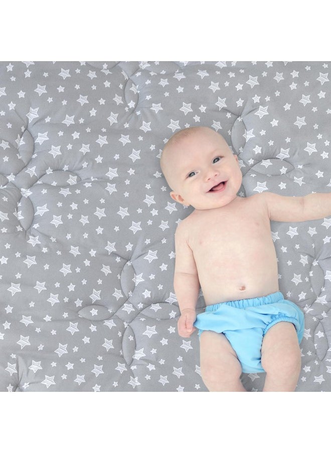 Moonsea - Baby Play Mat 71X59 Inches Thick Baby Crawling Mat, Large, Non Slip Cushioned Baby Playpen Mat For Playing, One-Piece Baby Floor Play Mat For Babies, Toddlers - Image 1