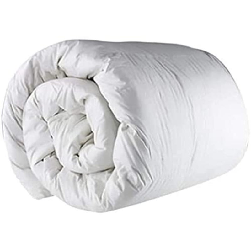 Duvet/Comforter All-Season, Comfortable Sleep Quilt Bedding, Microfibre Super Soft Duvet Insert White Single/King Size 220x240CM - Image 1