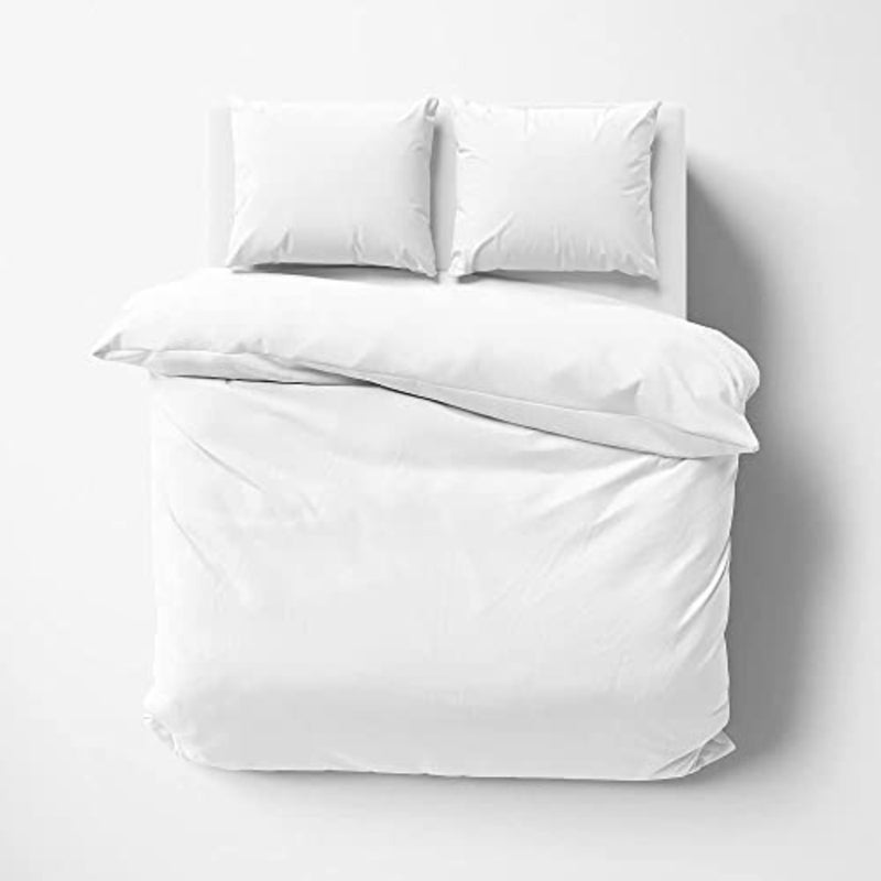 Duvet/Comforter All-Season, Comfortable Sleep Quilt Bedding, Microfibre Super Soft Duvet Insert White Single/King Size 220x240CM - Image 2