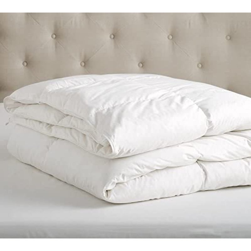 Duvet/Comforter All-Season, Comfortable Sleep Quilt Bedding, Microfibre Super Soft Duvet Insert White Single/King Size 220x240CM - Image 4